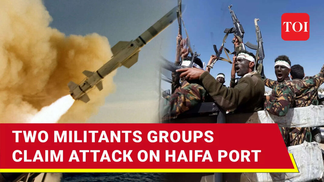 arab-fighters-launch-a-joint-attack-on-‘israeli-ship’-at-haifa-port-with-drones,-claim-houthis
