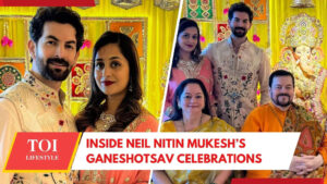 Neil Nitin Mukesh and Father Celebrate Ganesh Chaturthi At Mumbai Home; Duo Shares Significance Of ‘Bappa’