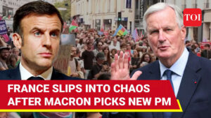 150 French Cities Erupt After Macron’s PM Pick Ignites Revolt; ‘Terrified’ Barnier ‘Under Watch’