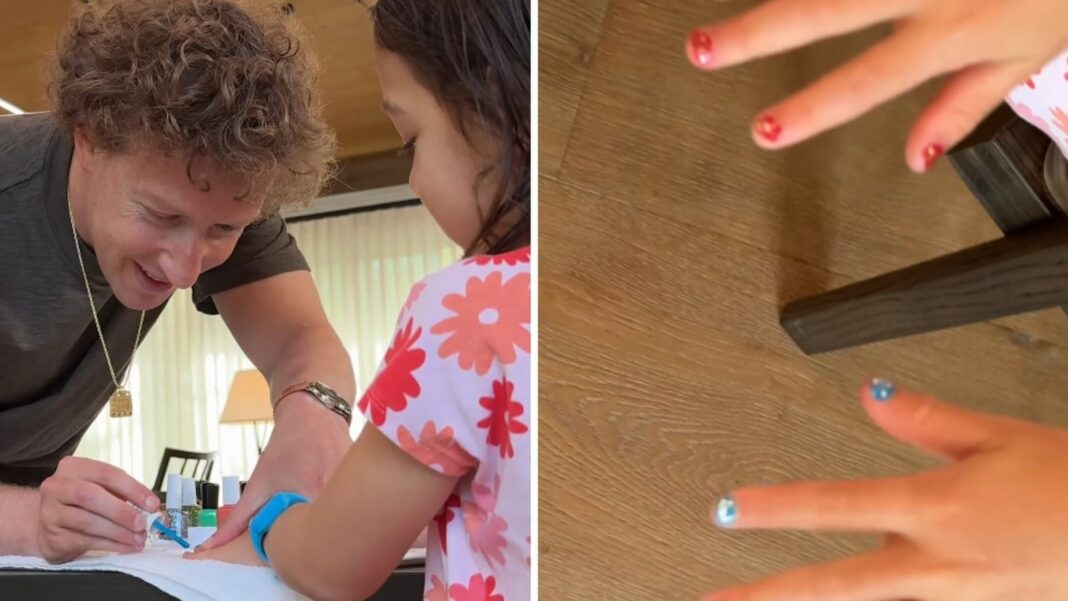 mark-zuckerberg-has-a-new-job?-meta-ceo-turns-nail-artist-for-daughter