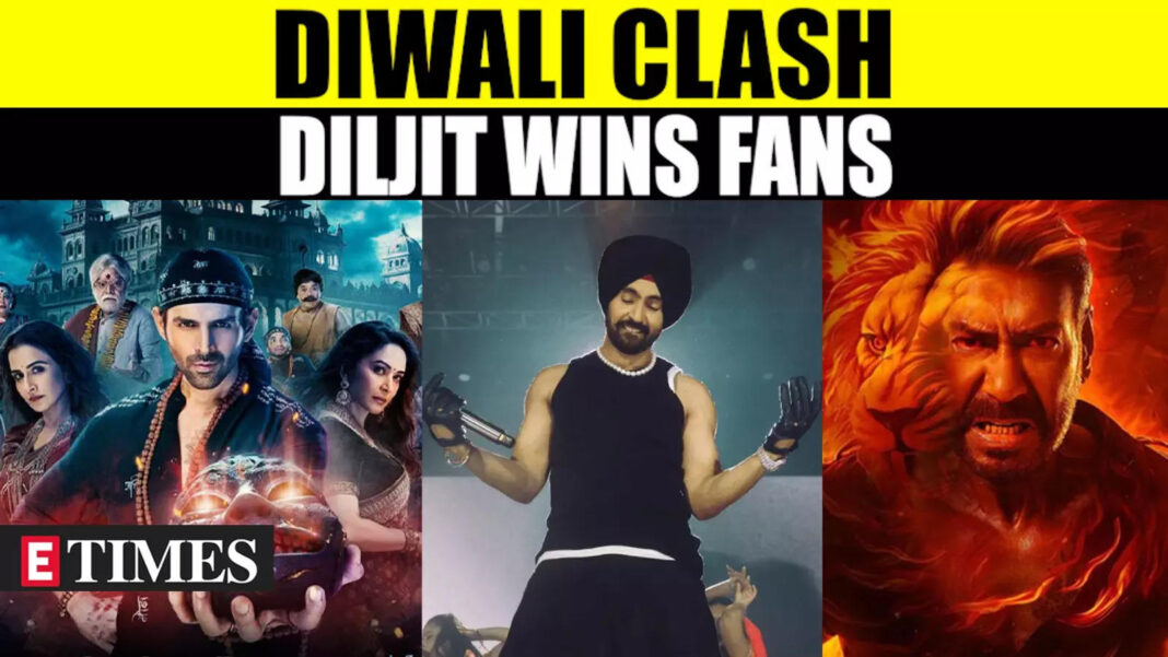 top-bollywood-headlines-october-29,-2024:-‘singham-again’-vs-‘bhool-bhulaiyaa-3’:-diljit-wins-hearts-across-india