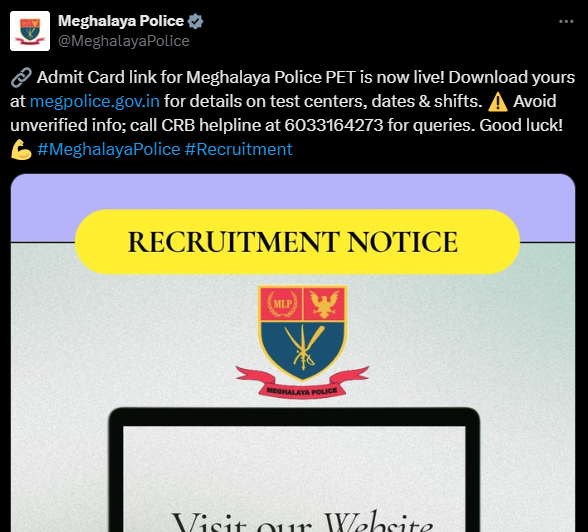 meghalaya-police-constable,-si-pet-admit-card-out:-check-details-here