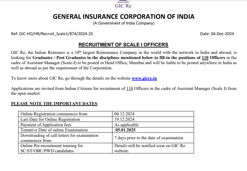 gic-assistant-manager-recruitment-2024:-direct-link-to-apply-for-over-100-posts-here