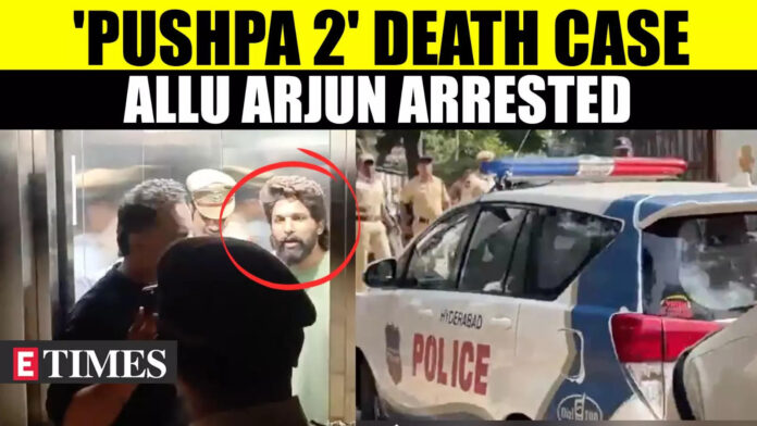 ‘pushpa-2’-stampede-case:-allu-arjun-in-custody-for-woman’s-death