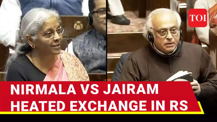 nirmala-vs-jairam-faceoff-in-rajya-sabha-during-constitution-debate-|-watch