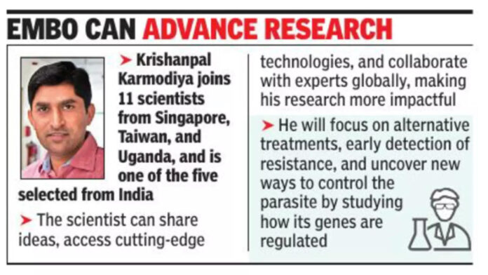 iiser-pune-scientist-recognized-by-embo-for-malaria-drug-resistance-research