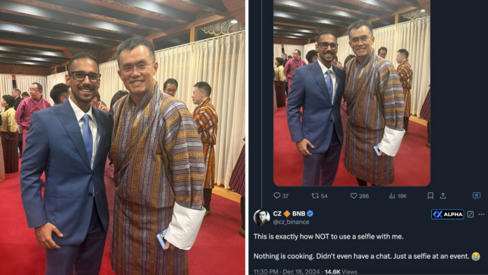 binance-co-founder-calls-out-company-for-posting-indian-ceo’s-pic-with-him:-‘how-not-to-use-a-selfie-with-me’