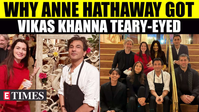 vikas-khanna-welcomes-anne-hathaway-to-his-‘bungalow’;-his-heartfelt-tribute-steals-the-show-|-watch